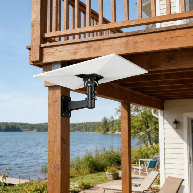 Secure Mounting Base For Satellite Dish Easy arrange No Tools required Weather Resistant Iron Build
