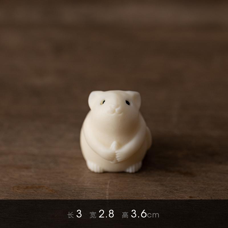 

1Pc Mini Ceramic Tea Pet Boutique Can Raise 12 Zodiac Animals Tea Tray Ornaments Flower Pot Animal Sculpture Desktop Decoration