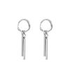 Titanium Steel High-end Style Earrings for Men, with Solon Ear Hooks.