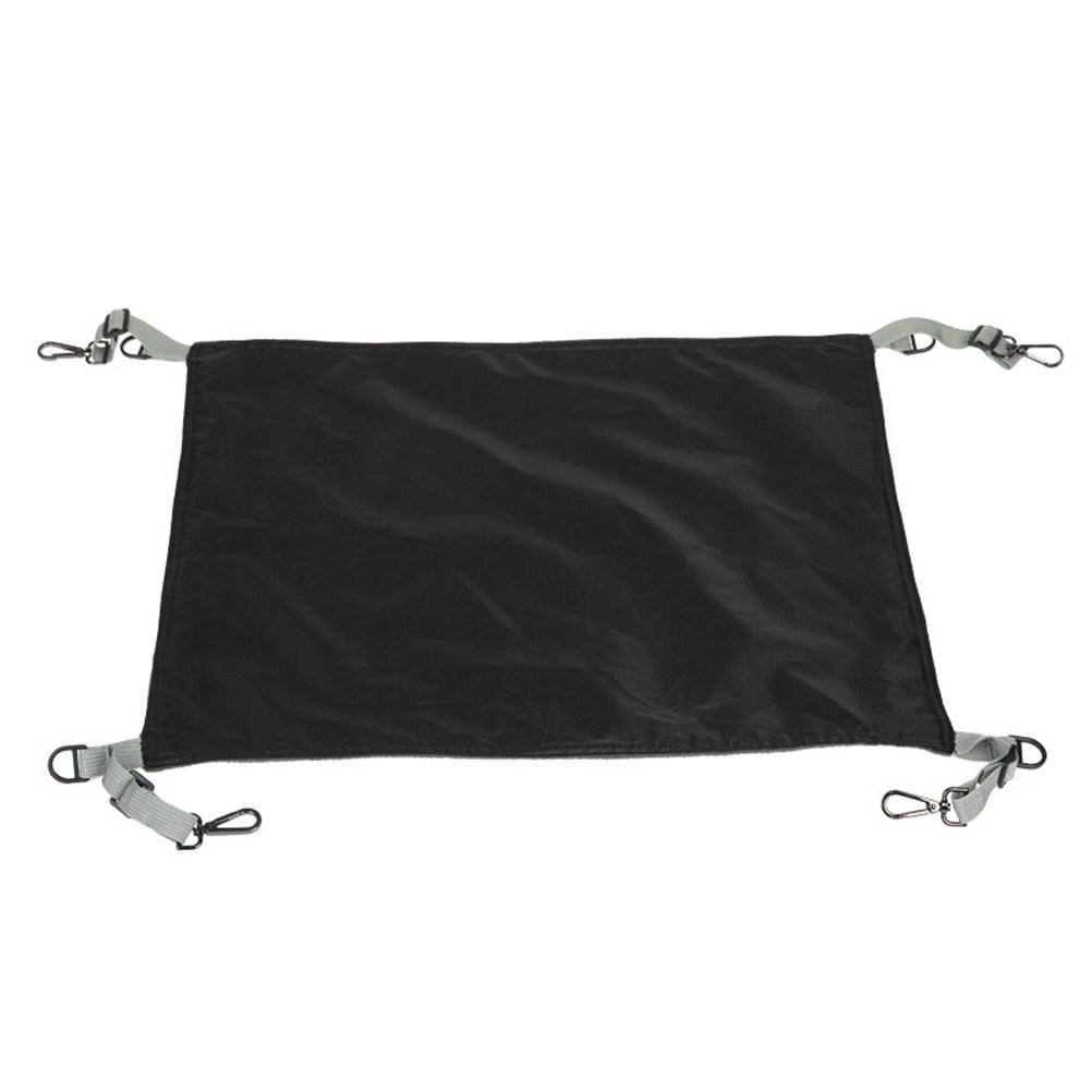 Black Waterproof Cat Hammock Sturdy Space Saving Removable Pet Sleeping Mat Eco Friendly Cat Lounger for Cats and Kittens