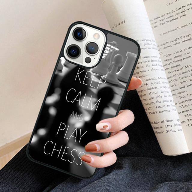 Chess Board Pieces Phone Case Back Cover for IPhone 18 17 Air 16 15 14 13 11 12 Pro Max Plus Fundas Coque