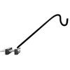 Heavy Duty Bird Feeder Pole Rotatable Planter Hook for Railing Multifunctional Swivel Planter and Feeder Hanger for Patio Garden