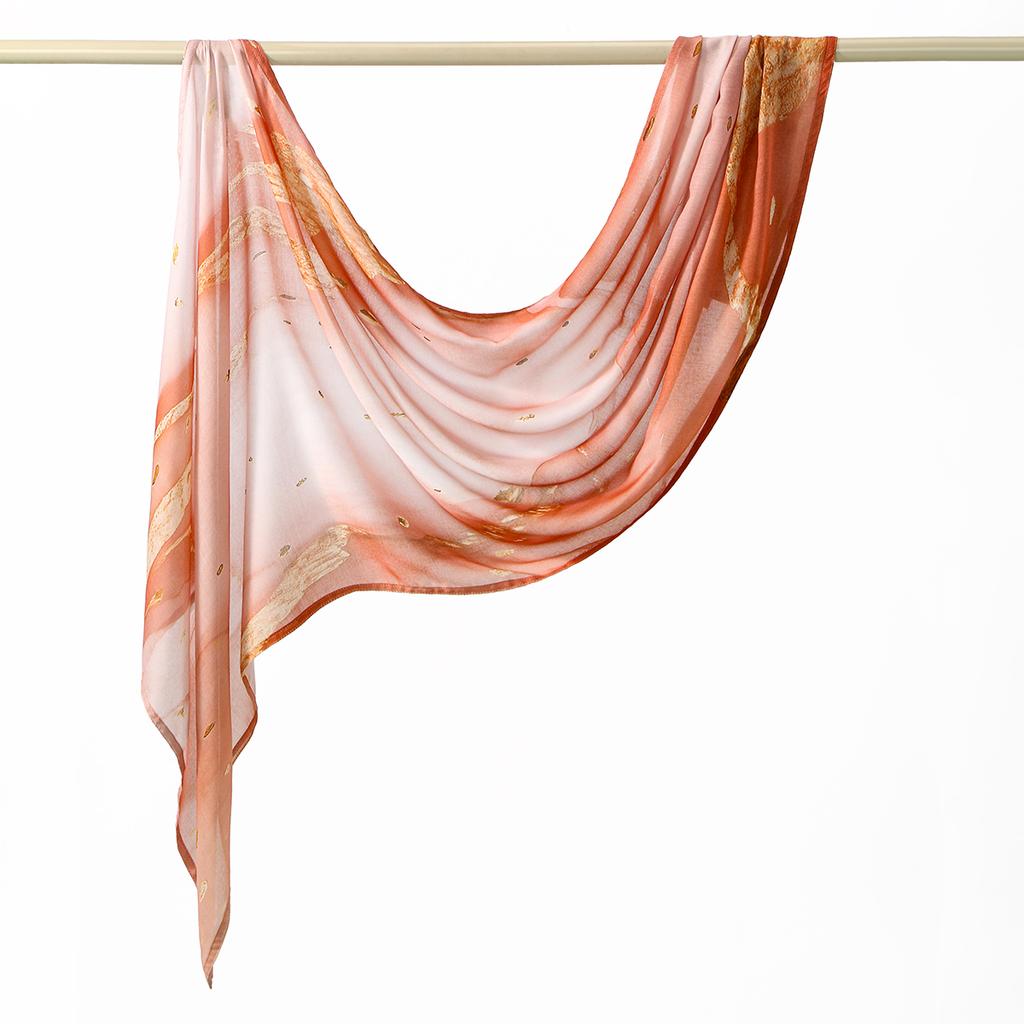 Fashion Printed Watercolor Modal Hijab Scarf For Woman Muslim Digital Printing Shawls Turban Ramadan Headscarf Scarves 170*70Cm