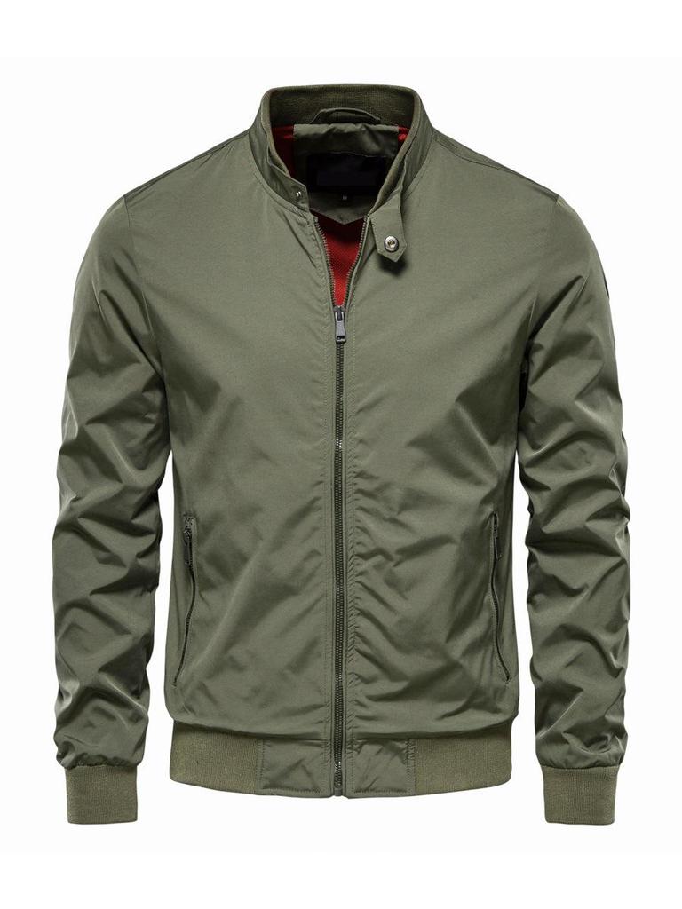 Trendy Men's European & American Casual Spring/Autumn Jacket - Fashionable, Lightweight Outerwear