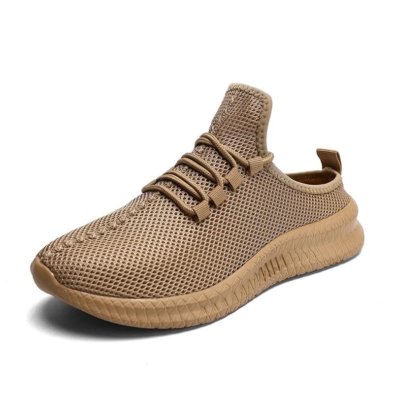 2025 Men Running Sneakers Lightweight Half Sport Shoes Classical Mesh Breathable Casual Shoes Moccasins Sneakers