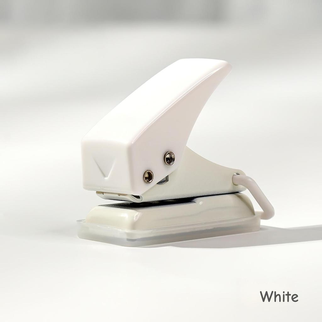 1pcs Mini Light Color Hole Punch Manual Single Round for Punching Holes In Loose-Leaf Paper Office School
