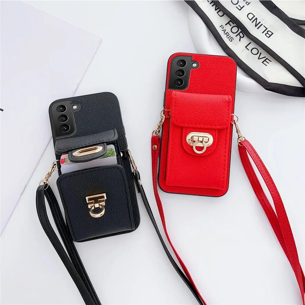 Umhängetasche für Samsung Galaxy S23 S21 FE S25 S24 S22 Ultra Plus A54 A53 A52S A52 A34 A33 A25 A23 A22 A14 A13 5G A24 A12