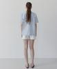Tudument Stitched Open Collar Shirt L.Blue