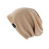 Double Layer Knitted Outdoor Baggy Skullcaps Polyester Fashionable Baotou Hat  Autumn Spring
