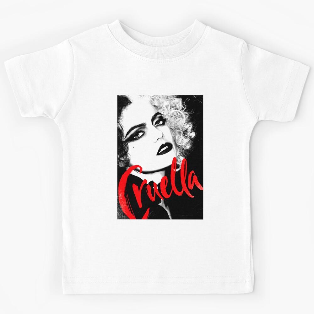 Secret Cruella De Vil Gifts Movie Fan Kids T-Shirt 110