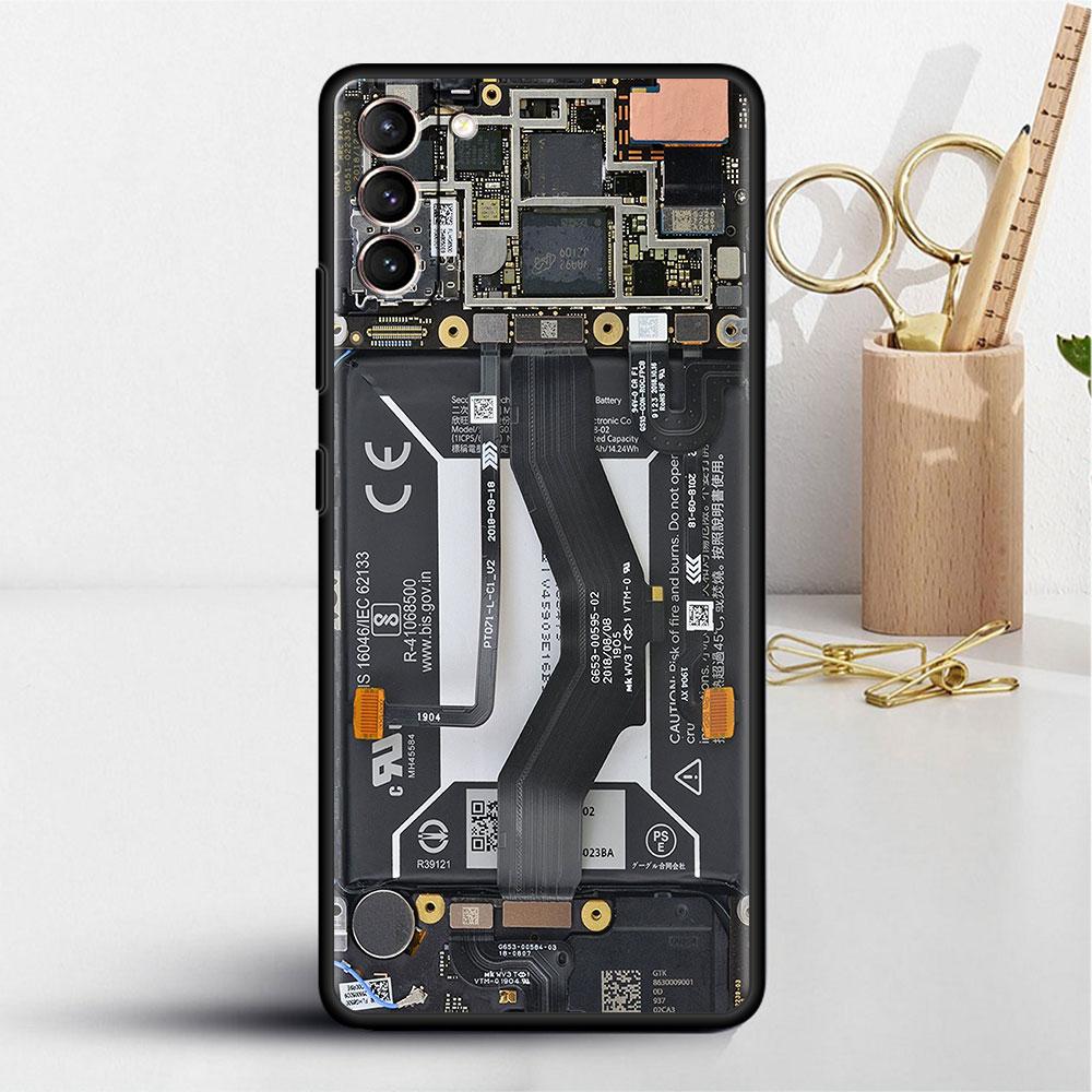 

Мягкий чехол с внутренней печатной платой для Samsung Galaxy Note 20 Ultra 10 Lite S20 FE S21 S22 S10 S9 Plus S8, чехол для телефона Samsung S22 5G