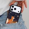 Cute Animal Fox Phone Case for iPhone 16e 15 14 13 12 17 Pro Max Plus Air 17pro Cover Coque