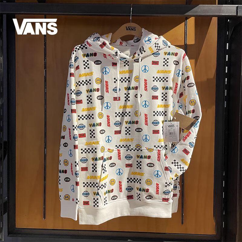 Vans Women s Printed Pullover Hoodie L