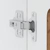 Kitchen Wall Cabinet with Glass Door Kalmar Vintage Wood Look Engineered Wood