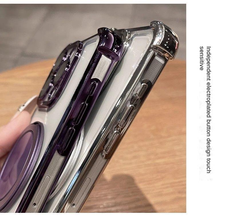 For Huawei Honor Magic 7 Pro Case Soft Transparent Ring Magnetic Shockproof Protective Back Cover For Magic 7 6 5 Pro Lite Shell