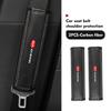 Leather Car Seat Belt Shoulder Protector Seat Belt Cover For KIA Sportage Rio Ceed Niro Soul Stonic Picanto ProceedEY1 