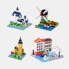 Bandai Conjunto de Viagem Romântica Europeia Nano Block