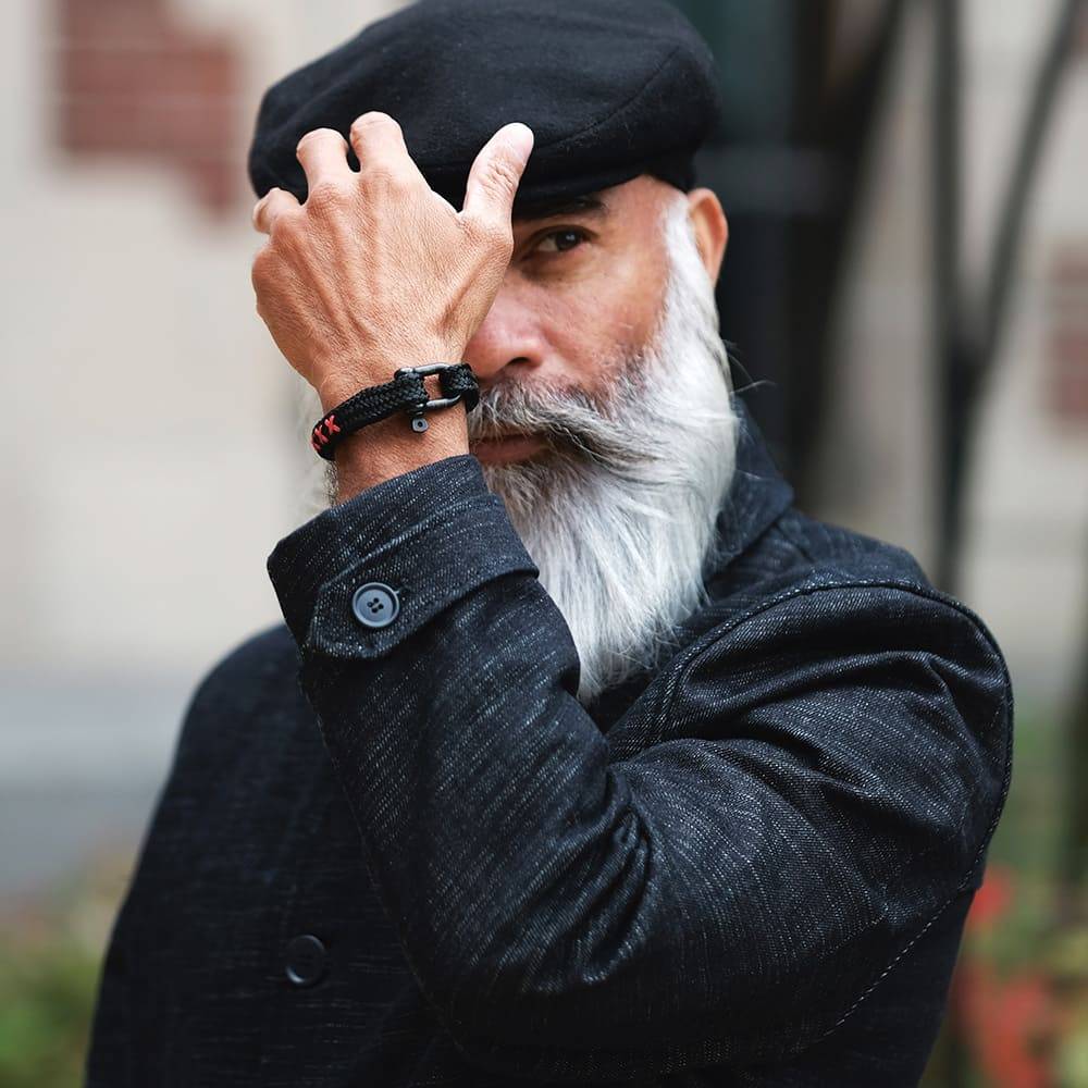 Pig & Hen Sharp Simon Bracelet Xxx - Black X Black