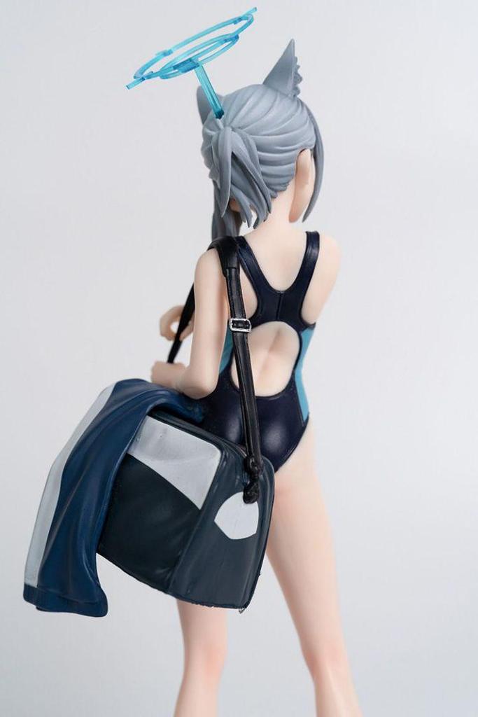 [USED] Blue Archive Swimsuit with Shoulder Bag, Sand Wolf Shiroko Figure, Height