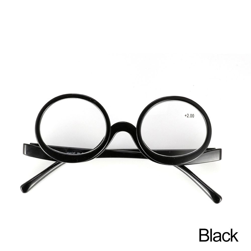 

Очки Резиновая оправа Складные Раскладные Очки для пресбиопии Очки для макияжа Очки для чтения 350 чёрный