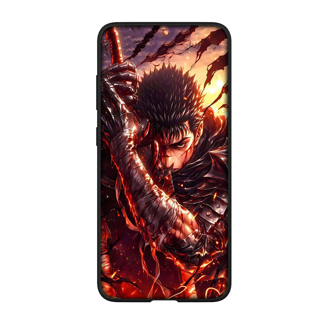 for Samsung Galaxy S25 S24 S23 iPhone 17 16 15 Xiaomi Redmi Note 14 13 12 11 Plus Pro Max XR A37 A57 Phone Case Cartoon Berserk Guts OPPO Huawei Cover