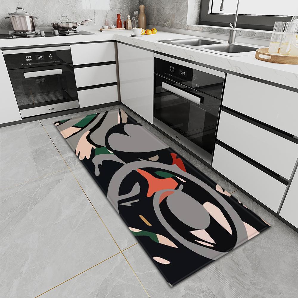 Alfombra de cocina, alfombra para puerta de entrada, dormitorio, pasillo, alfombra para la puerta del baño, alfombra para sala de estar