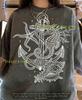 Seahorse Starfish Conch Shell Nautical Ocean Life Comfort Colors® Tshirt, Anchor Marine Sea Creatures Vintage Line Art Sailor Tee