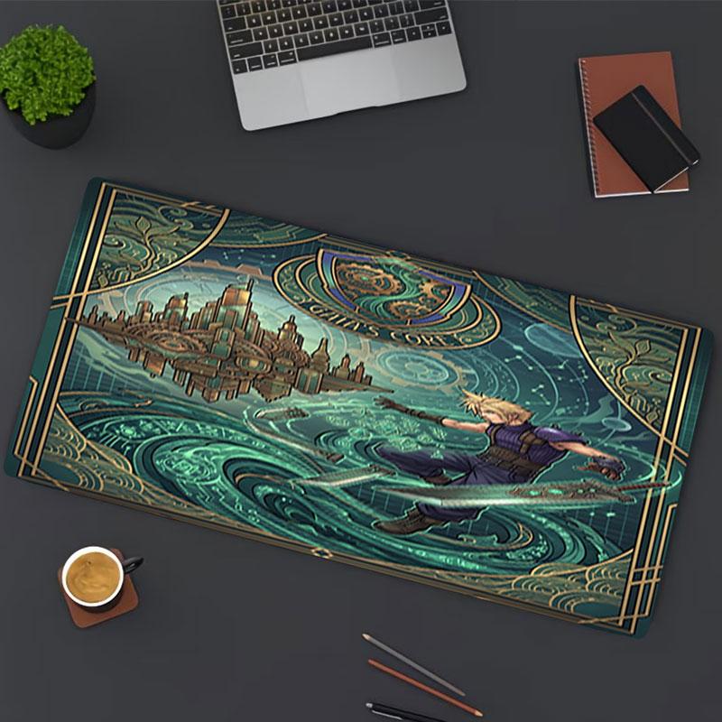 Final Fantasy Print Mouse Pad, for Keyboard Pad Laptop PC Mat for Office Home Use, Desk Decor, Perfect Birthday Gift for Gamers