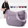 Sac bandoulière en nylon multi-poches - Sac à bandoulière tendance pour femme