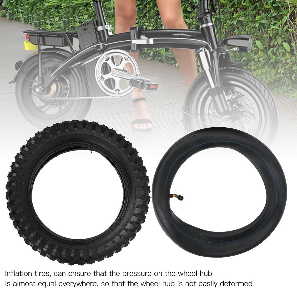 12 1/2x2.75 Elektrofahrradreifen und Schlauch Ersatz Aufblasbarer Gummireifen