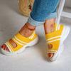 Elastic Women's Shoes Summer 2024 Comfort Casual Sport Sandals Women Beach Wedge Sandals Women Platform Sandalias Roman Sandal