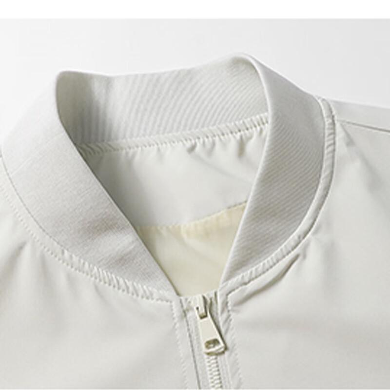 Mark Fairwhale Men's Casual Baseball Collar Flight Jacket