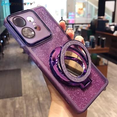Custodia morbida in silicone con specchio magnetico per trucco per Motorola Edge60 50 Fusion Neo Pro 40 S50Neo G85 G60 34 Copertura protettiva