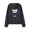 Women's Casual Fashion Printed Long Sleeve Zipper Hooded Sweatshirt