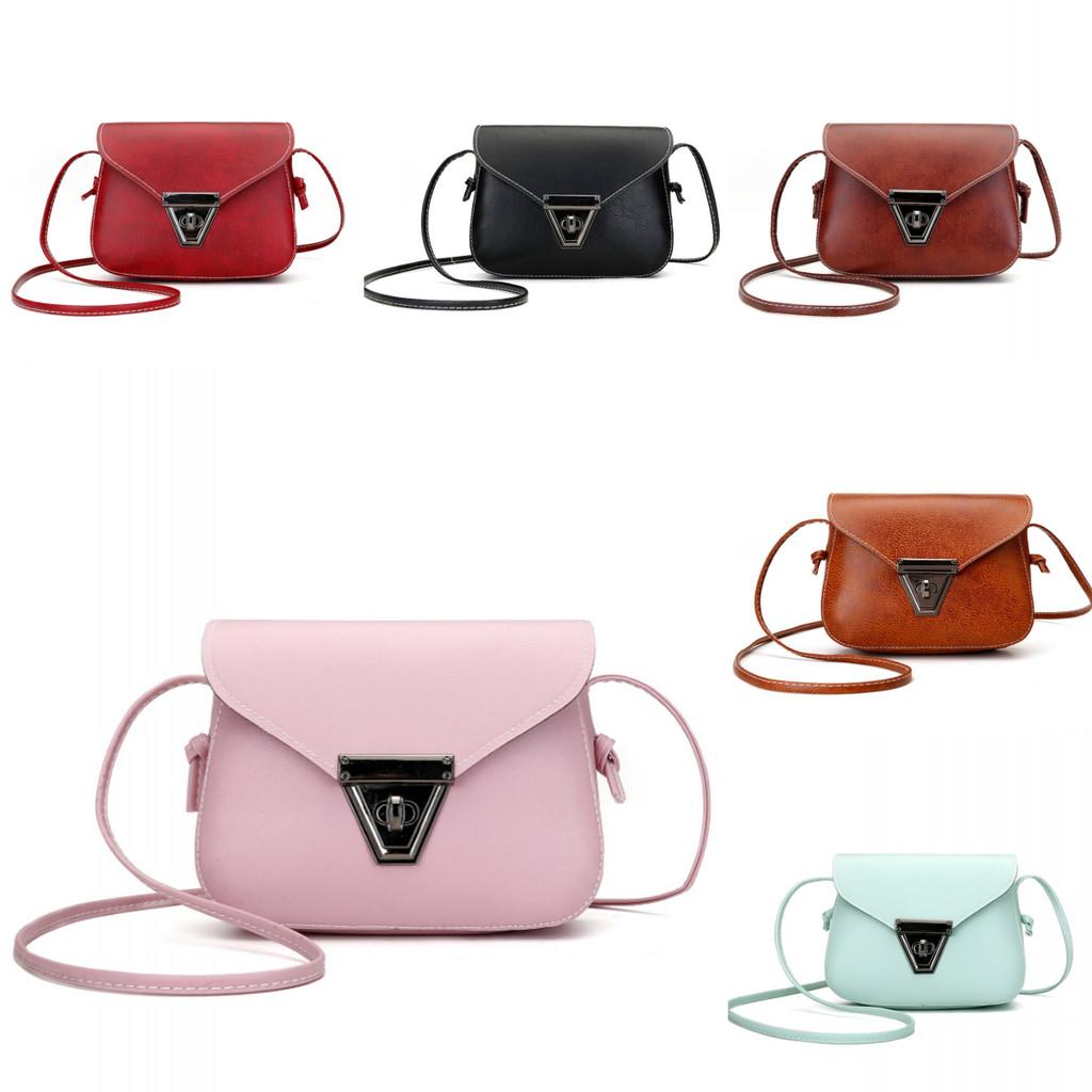 Stylish And Versatile 2018 Women's Pu Leather Messenger Shoulder Bag In 10 Colors