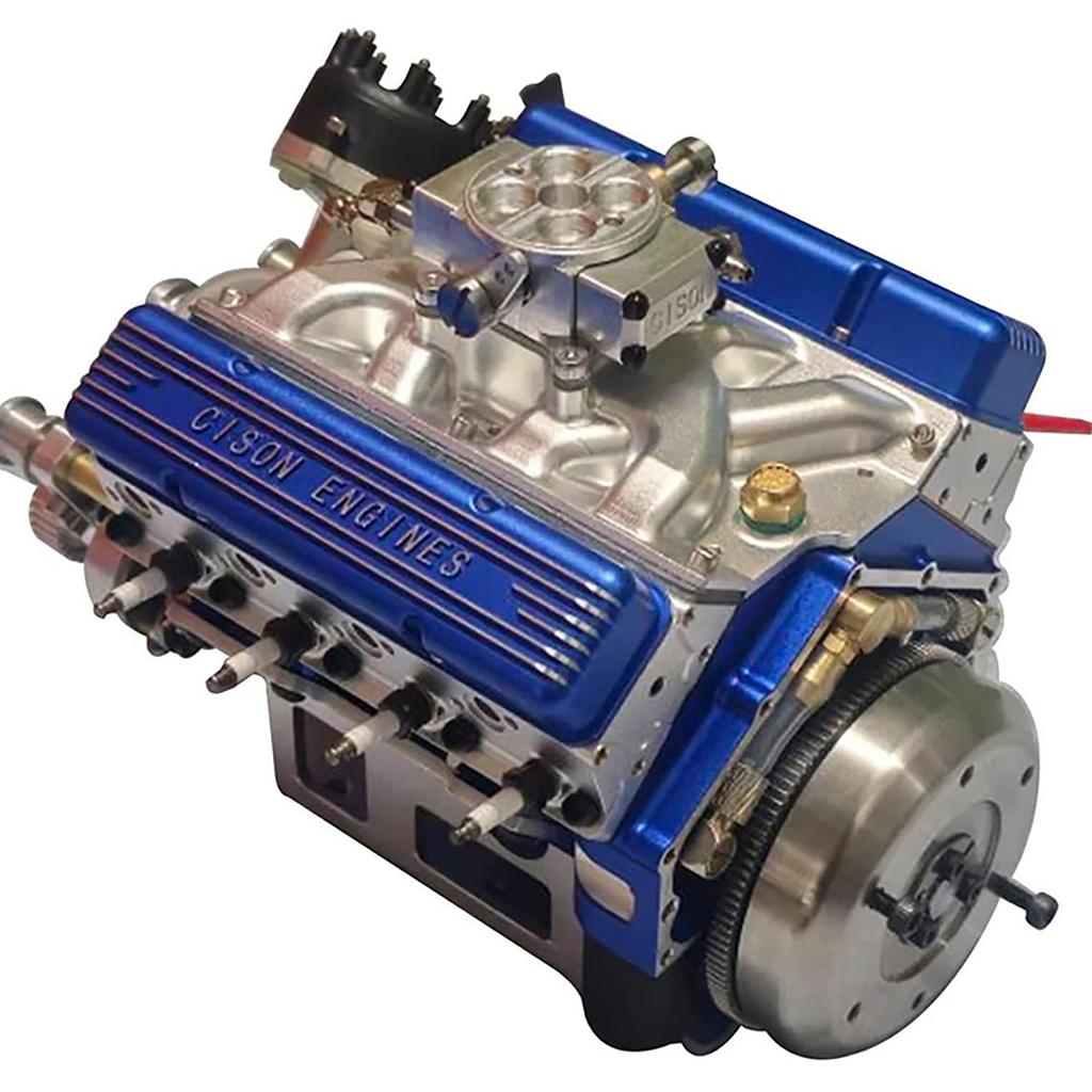 STEM Laufender Motor Bausätze von Binray Cison, Miniatur Gas V8 Motor Modell DIY Bausatz