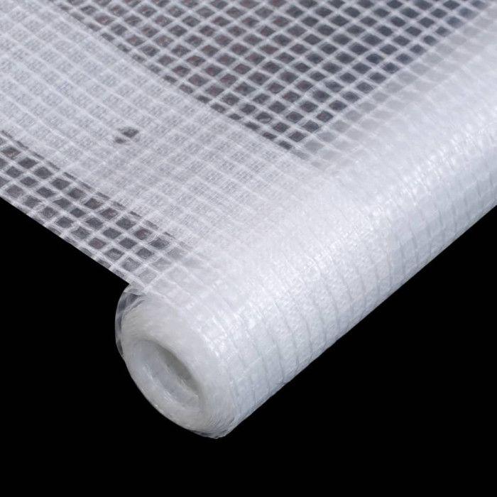 VidaXL Bâche Leno 260 g/m² 4 x 2 m Blanc