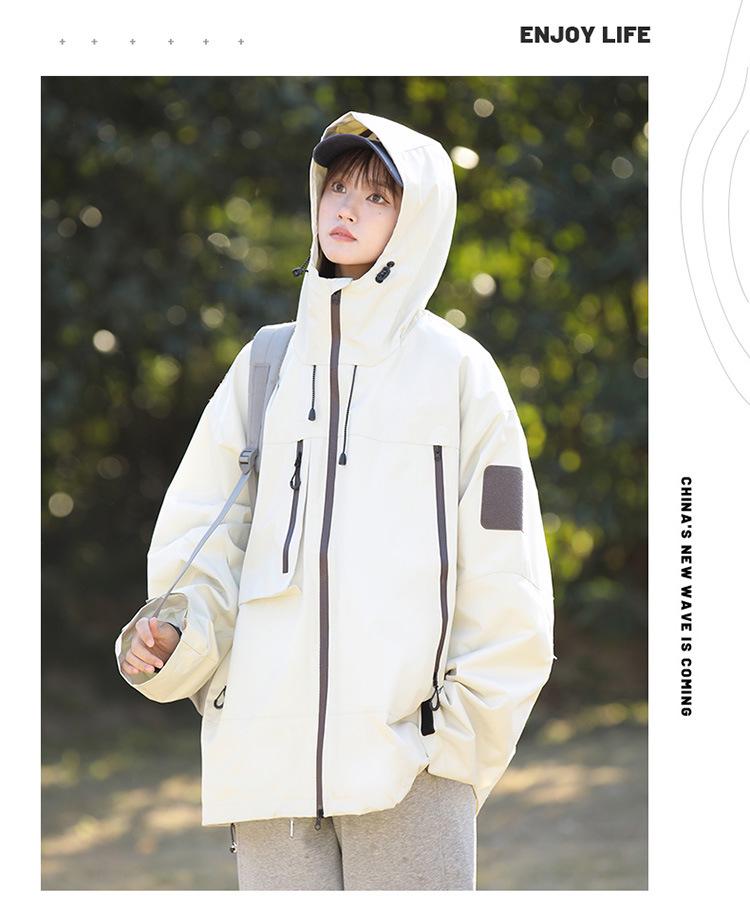 Women's Waterproof Windproof Jacket - Spring/Autumn Casual Fashion, Breathable, Loose Fit