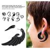 9pcs / Set Acrylic Earrings Punk Style Ear Stud Piercing Jewelry