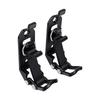 Kit di montaggio per pala in metallo e gomma resistente, 2 pezzi, con sgancio rapido, porta attrezzi per camion, fuoristrada, nero