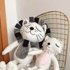 40-60CM Super Soft Cute Lion Plush Toy Short Hair Lioness Kawaii Sooth Sleeping Animals Dolls Give Children Birthday Gifts