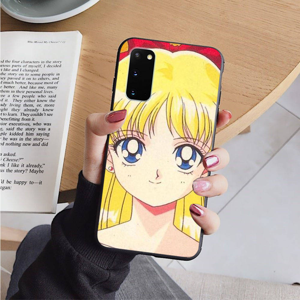 

Чехол AD83 Sailor Moon Girl Black для iPhone 16 15 Plus 14 13 12 11 Pro 8 7 6S SE 5S X XR XS Max Realme C30 C33 C31 9I Huawei Y8P Y9 Sofe Cover Huawei Y9 2019 олений