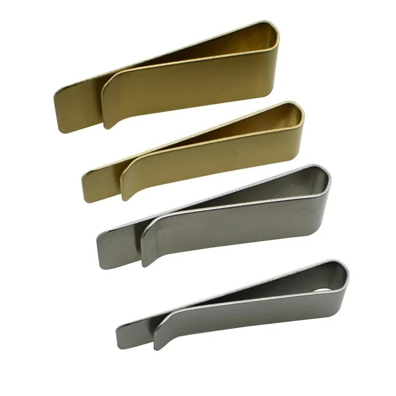 1pc Metal Paper Clip for Notebook Bookmark Stainless Steel and Brass Material Book Paper Clips Office School Reading Supplies