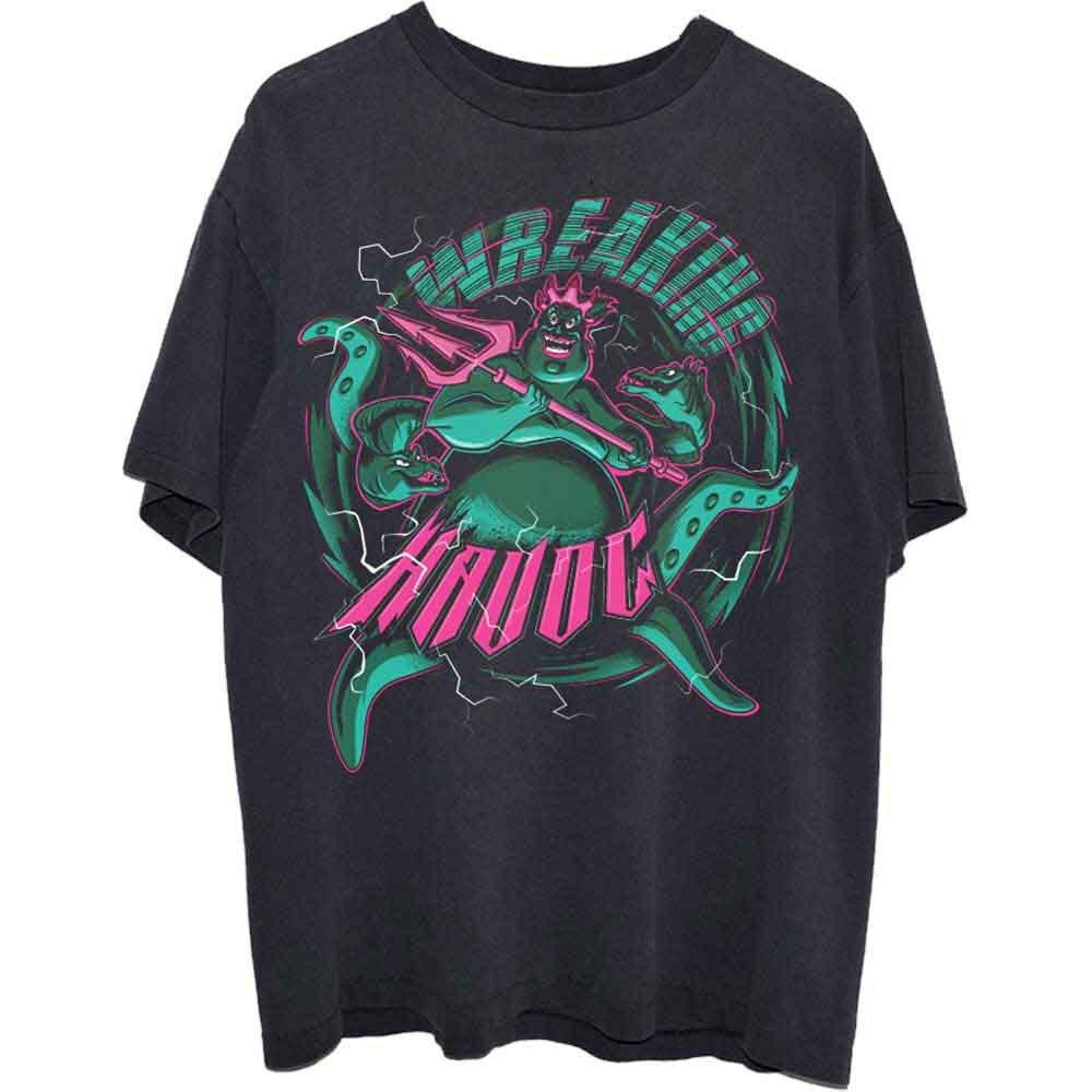 Unisex Tshirt Little Mermaid Ursula Wreaking Havoc (Small) S