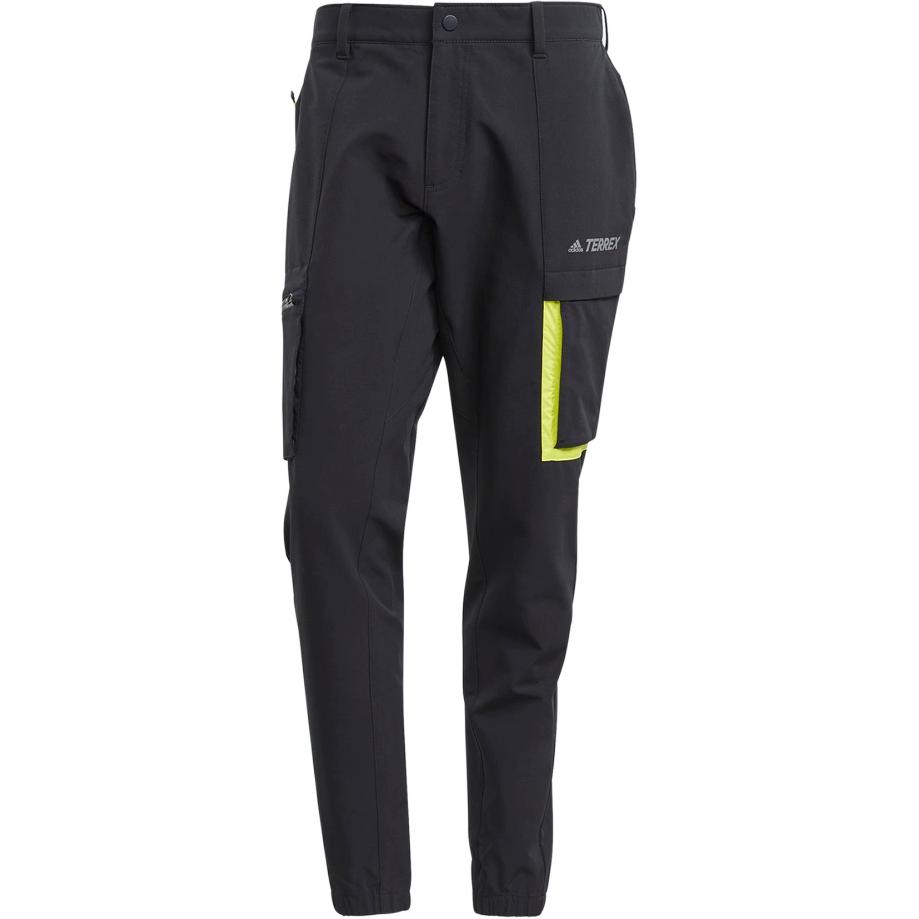 

Adidas однотонные брюки-карго с логотипом и карманами для хранения, мужские брюки черного цвета GR9976 XS