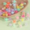 Kit DIY Colorido de Estrela e Flor com Contas para Crianças - Correntes para Celular e Colares