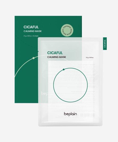 Beplain Cicaful Calming Mask (10 Sheets/Soothing & Moisturizing) none