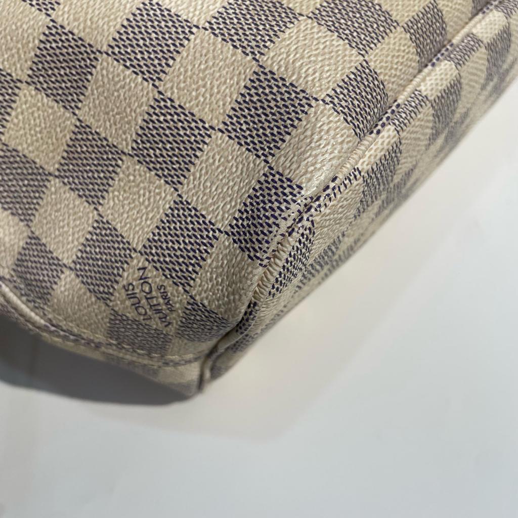 [Gebraucht] Neverfull PM Schachbrett beschichtetes Canvas Leder Tragetasche - Sehr gut #1P64B72