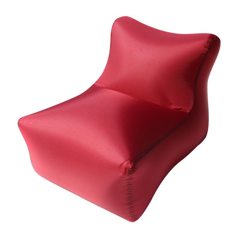 

Quick Inflate Portable Air Sofa: Travel-Friendly Folding Seat, No Pump Needed 35*50*35