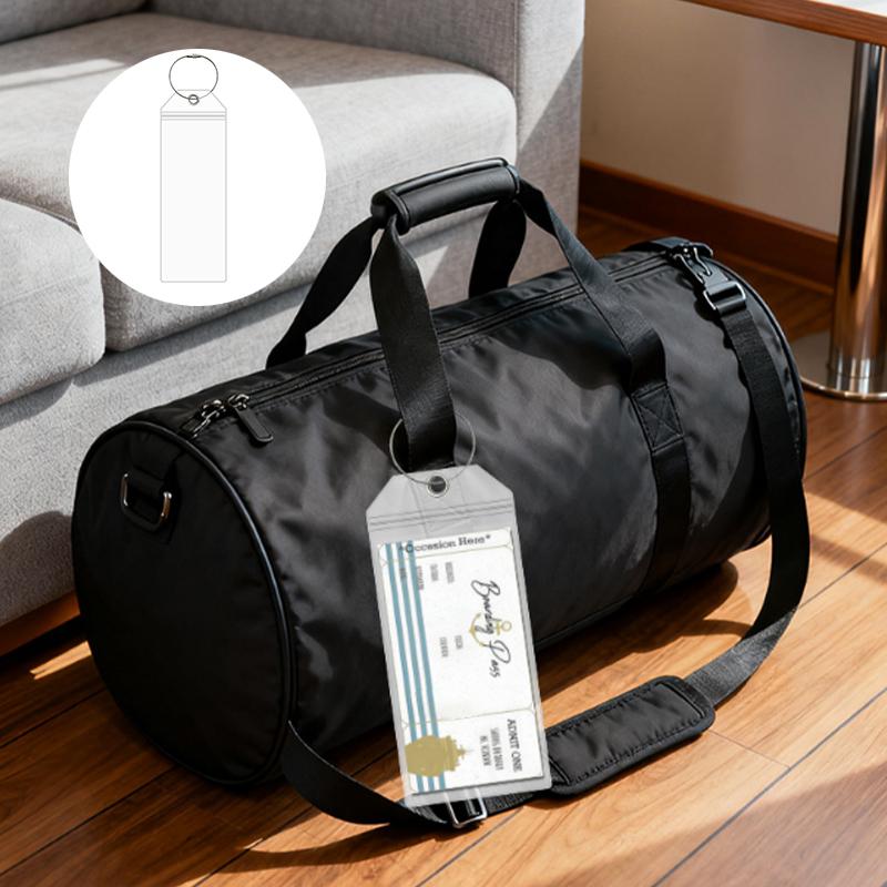 Creative Transparent Business And Travel Suitcase Anti-Lost Luggage Tag